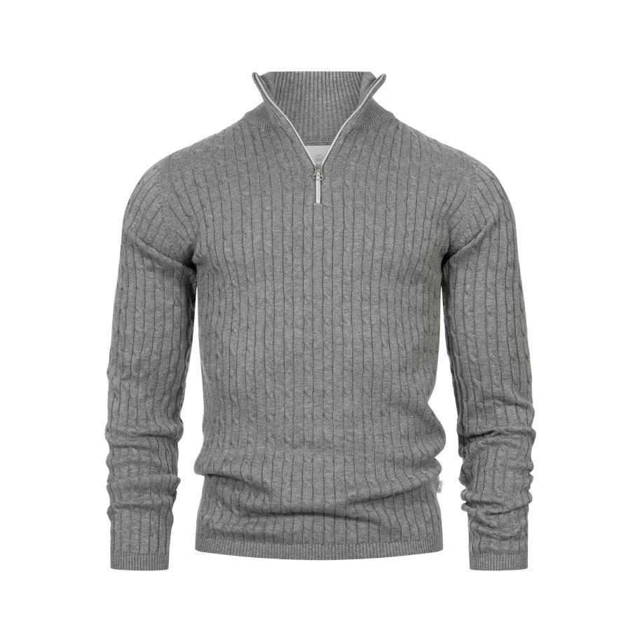 Kronstadt Kronstadt Trui Cable grijs -