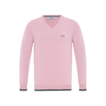 Moxx Paris Moxx Paris Trui lichtgrijs / lichtroze / zwart