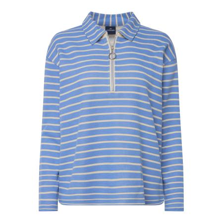 LAURASØN LAURASØN Sweatshirt pastelblauw / wit