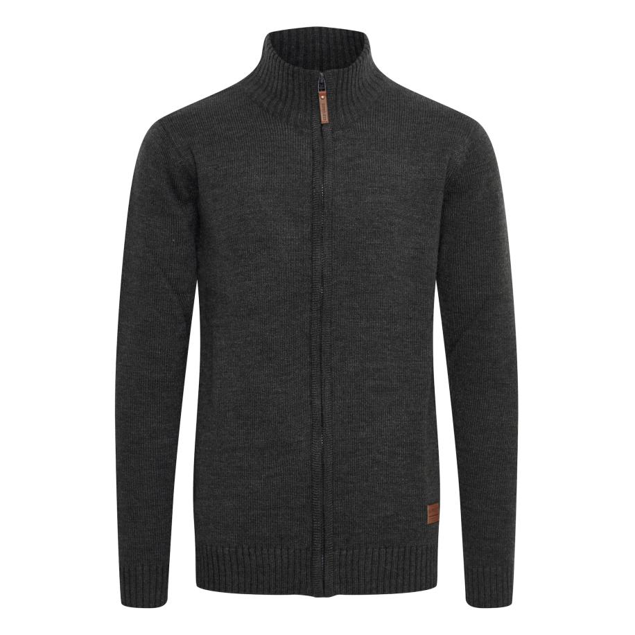 11 Project 11 Project Gebreid vest antraciet -