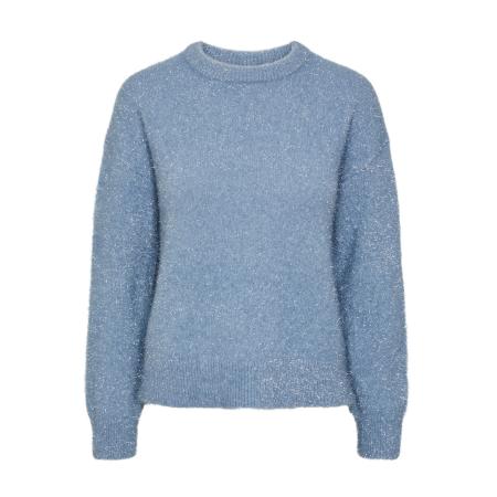 Pieces PIECES Trui SNOW lichtblauw / zilvergrijs