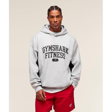 Gymshark Campus Hoodie Light Grey Core Marl