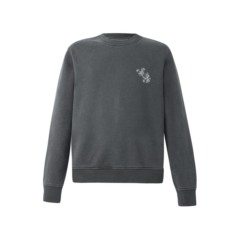 Samsøe & Samsøe Samsøe Samsøe Sweatshirt Saphil zwart / wit -