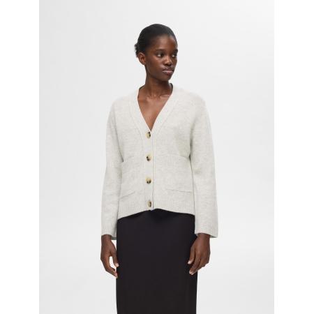 Selected SELECTED Gebreid vest grijs