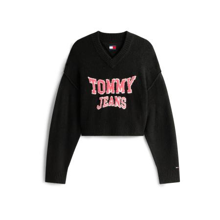Tommy Jeans Tommy Jeans Trui lichtrood / zwart / wit
