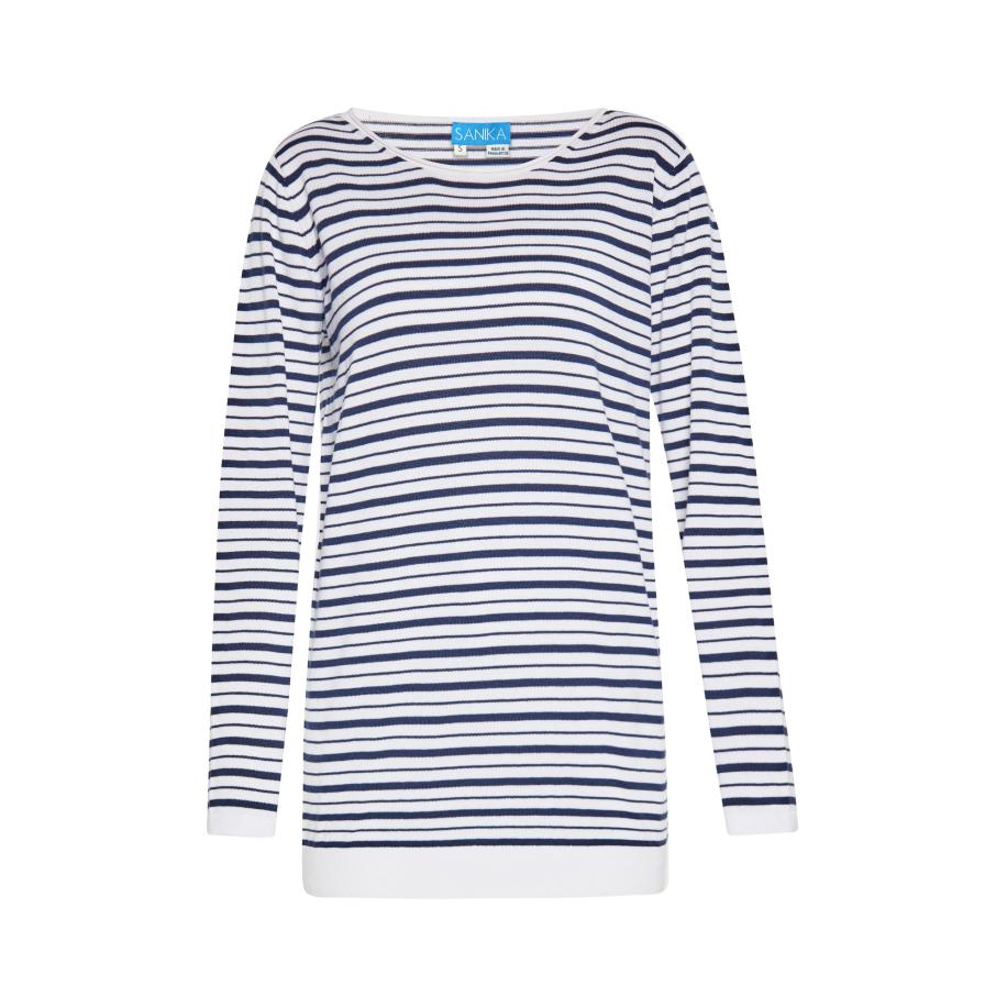 SANIKA SANIKA Trui marine / wit -