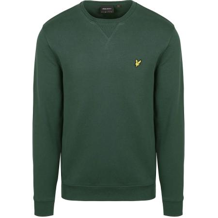 Lyle & Scott Sweater Argyle Teal Donkergroen