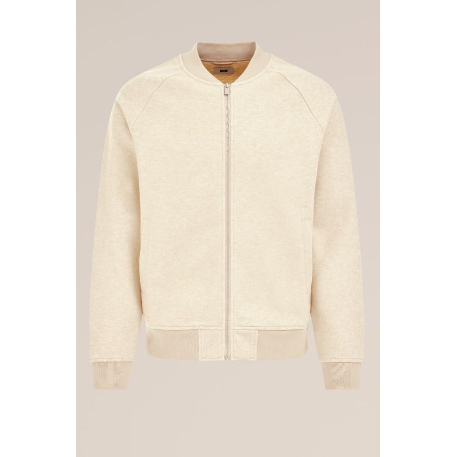 WE Fashion Heren Regular fit bomberjack - Regular fit - Beige - Maat: S Bruin