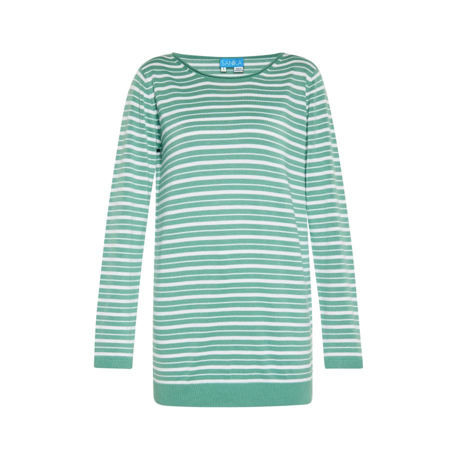 SANIKA SANIKA Trui lichtgroen / wit -
