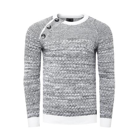 Rusty Neal Rusty Neal Trui grijs / wit