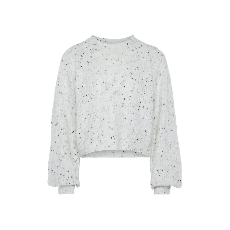 Sidona Trui nachtblauw / wit gemêleerd Wit