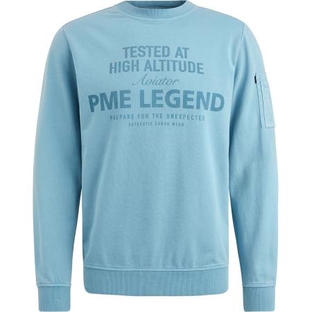 PME Legend Sweater Logo Lichtblauw