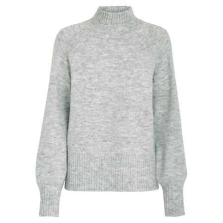 Peppercorn Peppercorn Trui Aluna grijs gemêleerd