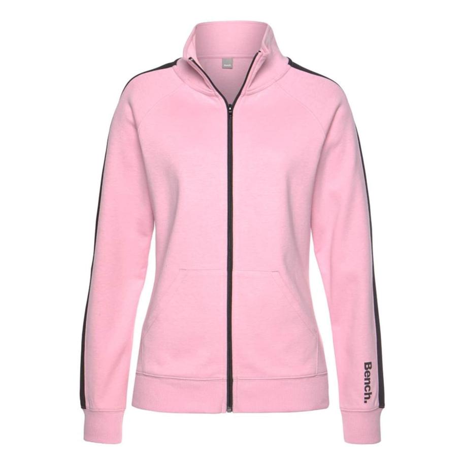 Bench BENCH Sweatvest rosa / zwart -