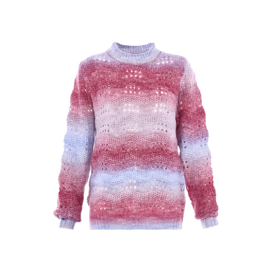 Sidona Trui blauw / pink / bordeaux Multicolor