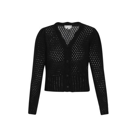 Usha Usha Gebreid vest Fashion Look zwart