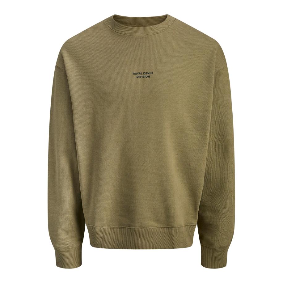 ROYAL DENIM DIVISION R.D.D. ROYAL DENIM DIVISION Sweatshirt olijfgroen / zwart -