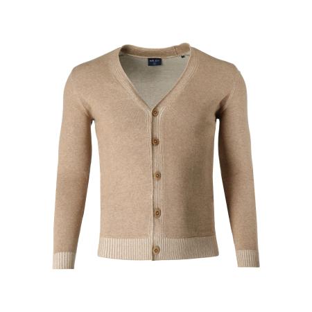 Marvelis Casual Trui Knoopsluiting, Effen