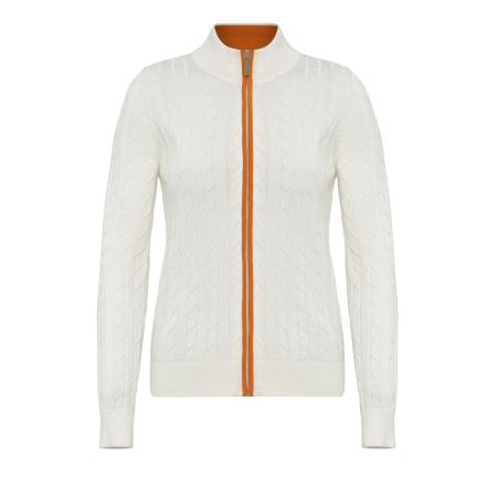 Giorgio di Mare Giorgio di Mare Gebreid vest wit