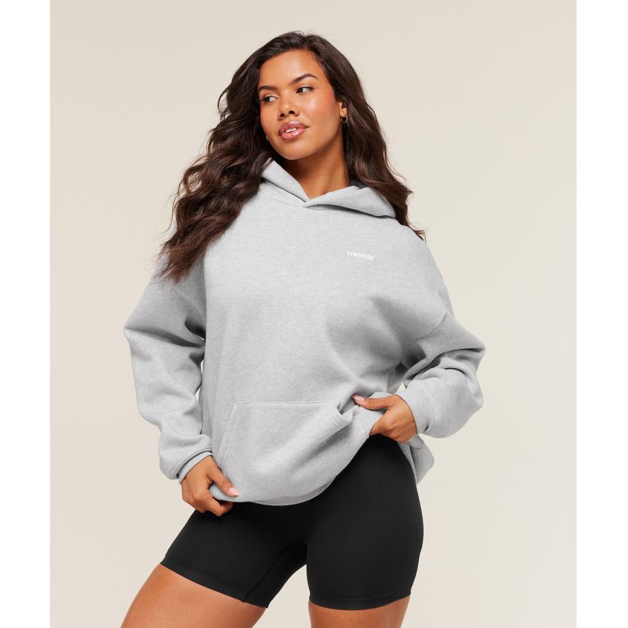 Gymshark Cosy Luxe Hoodie Soft Grey Marl Grijs