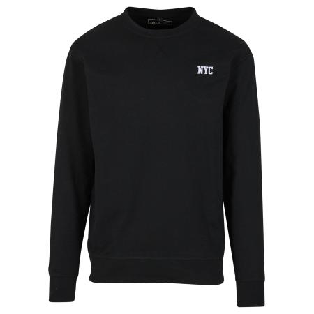 Mister Tee Sweatshirt NYC Wording zwart / wit