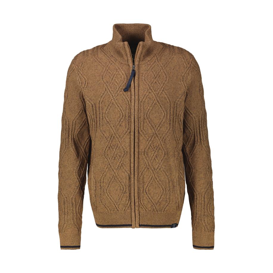 LERROS Gebreid vest lichtbruin Bruin