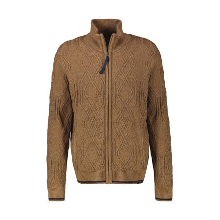 Lerros LERROS Gebreid vest lichtbruin