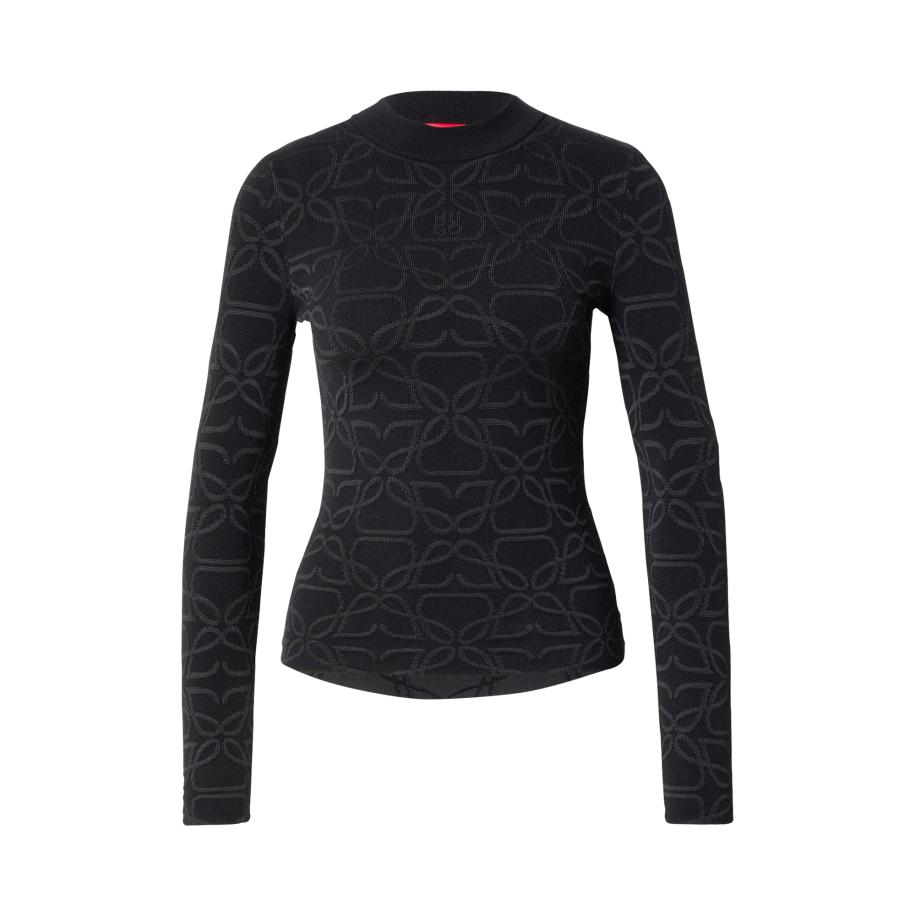 Hugo Boss HUGO Trui Satero antraciet / zwart -