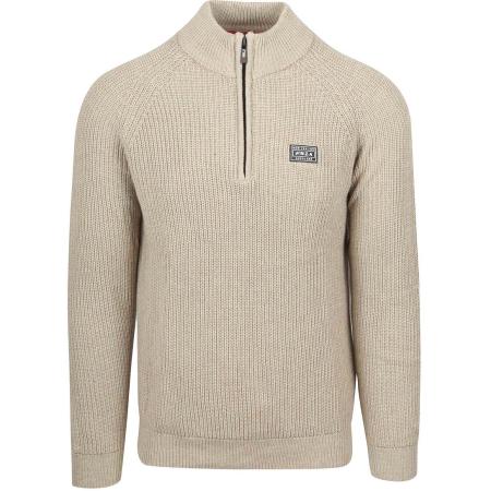 NZA Half Zip Trui Drake Ecru