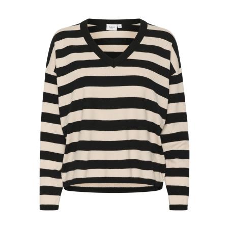 Saint Tropez SAINT TROPEZ Trui Fikam beige / zwart