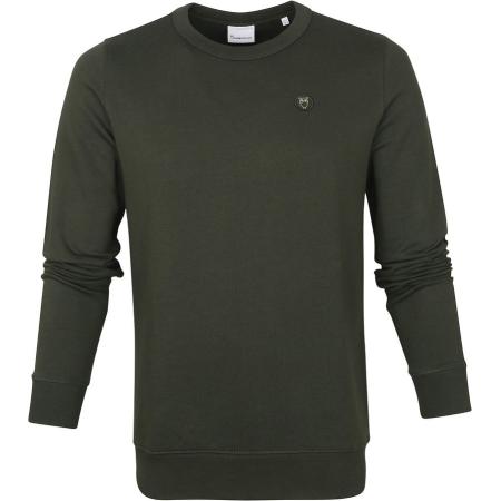 KnowledgeCotton Apparel Elm Trui Donkergroen