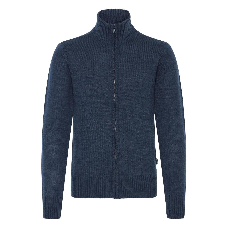 BLEND Gebreid vest BHRycel blauw Blauw