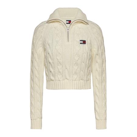 Tommy Jeans Tommy Jeans Trui nachtblauw / robijnrood / offwhite / wolwit