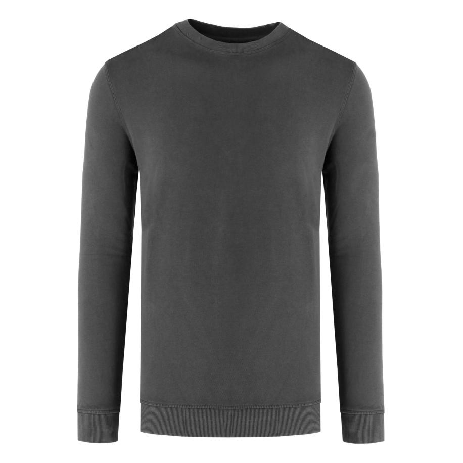 Marvelis Casual Trui ronde hals donkergrijs, Effen Grijs
