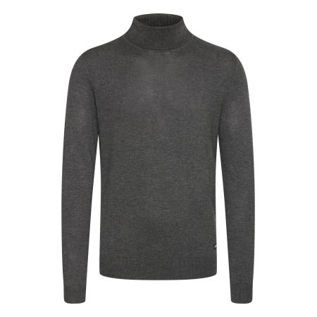 BLEND Trui grijs gemêleerd