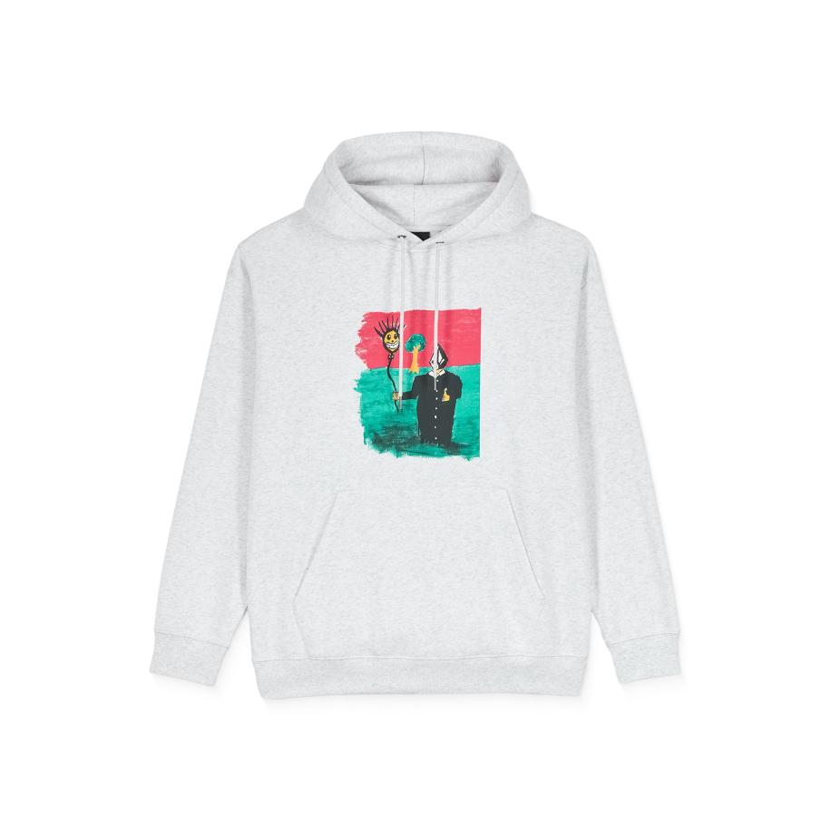 Volcom Sweatshirt groen / rood / zwart / wit Wit