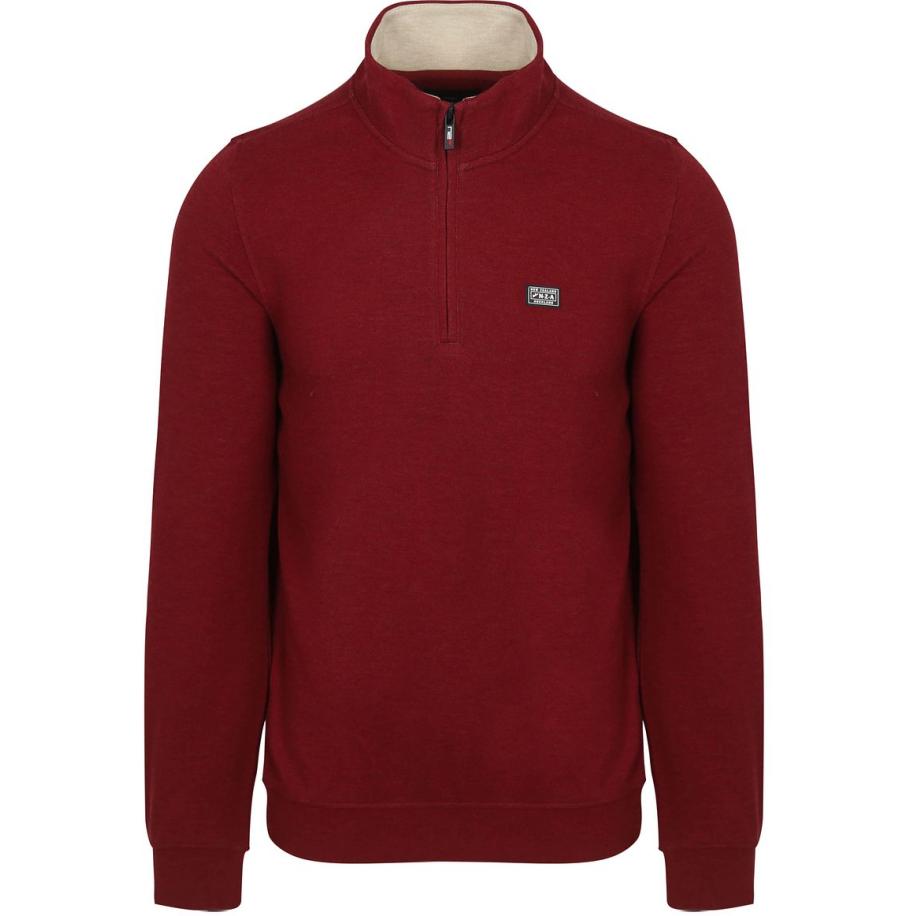 NZA Halfzip Samuel Cherry red Rood