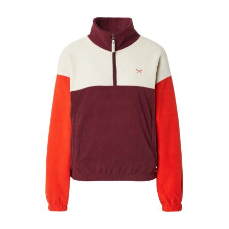 Iriedaily Iriedaily Trui Cally kreeft / bordeaux / offwhite