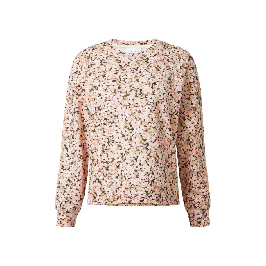 comma casual identity comma casual identity Sweatshirt kaki / mintgroen / perzik / rosé -