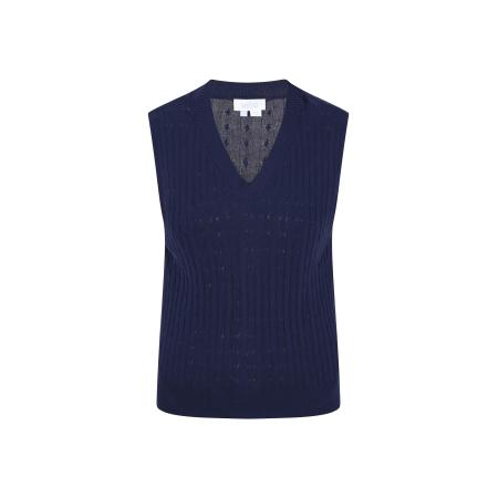 Usha usha BLUE LABEL Gebreide bodywarmer navy