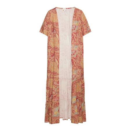 Usha usha FESTIVAL Kimono geel / mintgroen / lichtoranje / rood