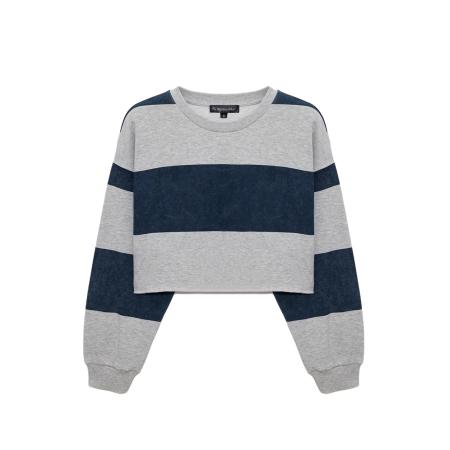 No Matter What No Matter What Sweatshirt marine / grijs gemêleerd