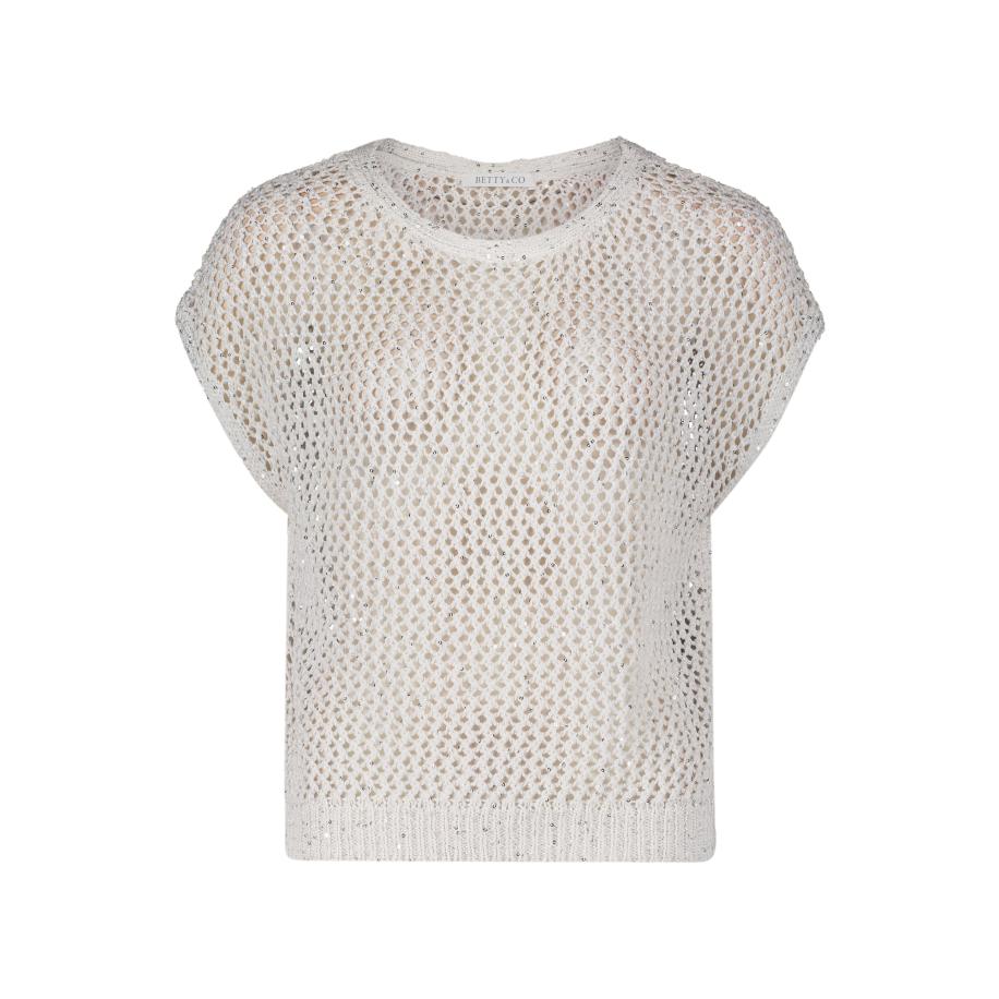 Betty & Co Betty & Co Trui crème -