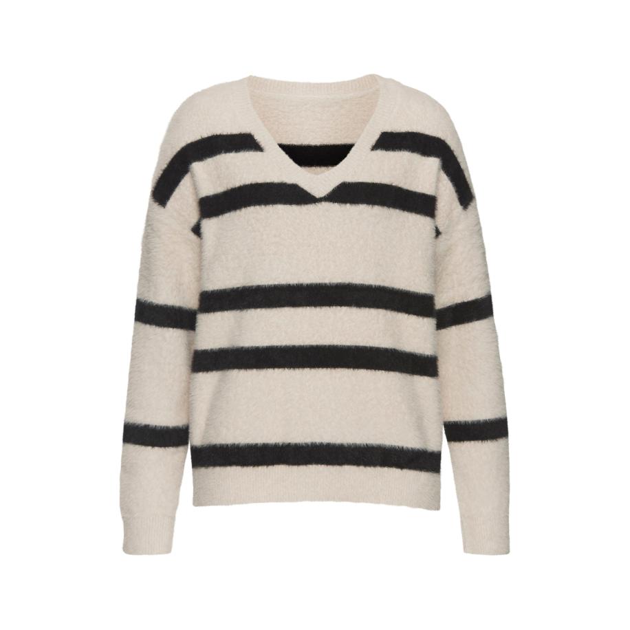 Lascana LASCANA Trui lichtbeige / zwart -