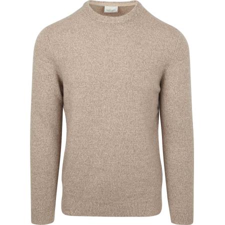 Profuomo Pullover Wol Blend Sand