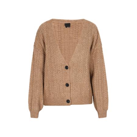 DreiMaster DreiMaster Klassik Gebreid vest lichtbeige