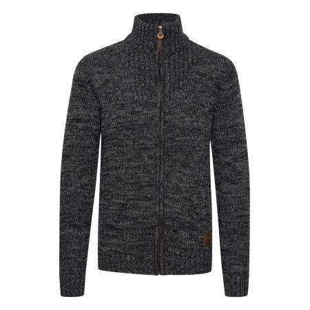 Solid !Solid Gebreid vest Pomeroy bruin / grijs gemêleerd