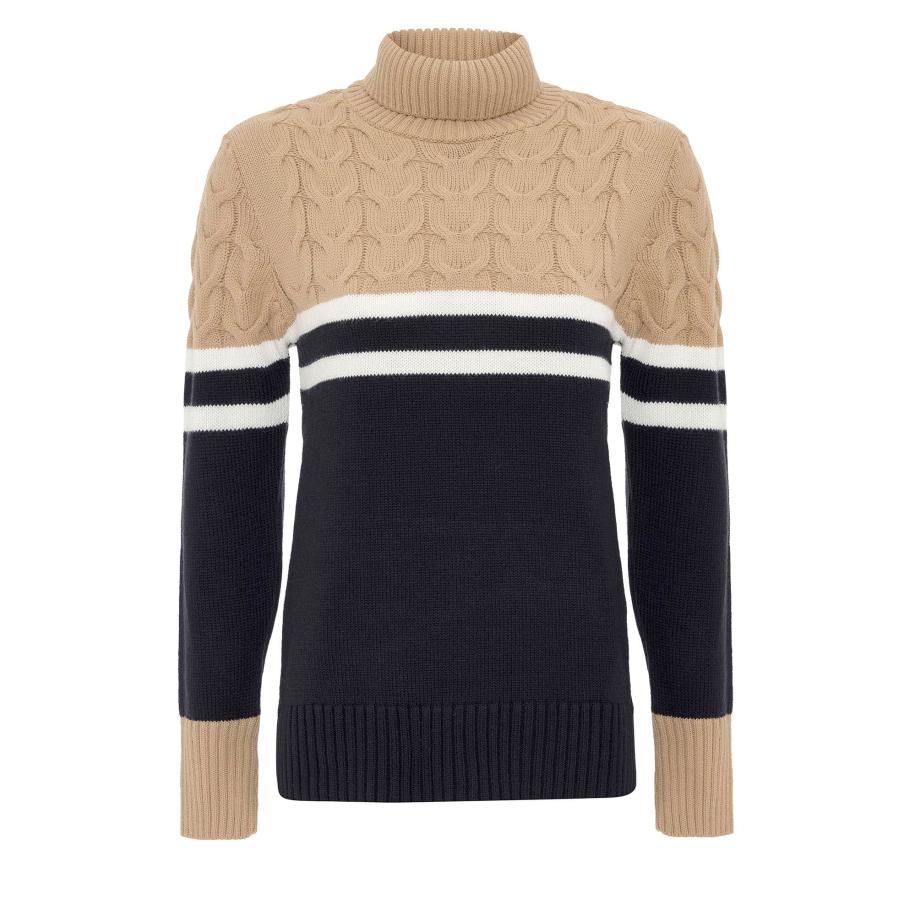 Jacey Quinn Jacey Quinn Trui bruin / zwart / wit -