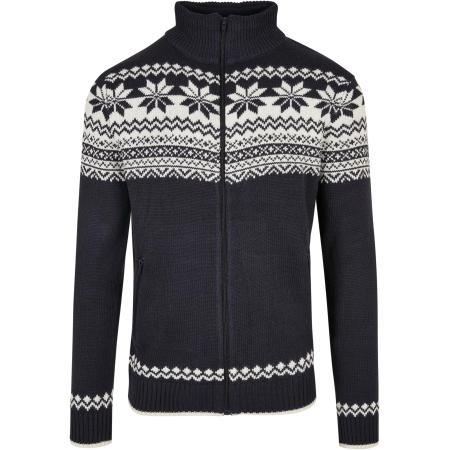 Brandit Gebreid vest navy / wit