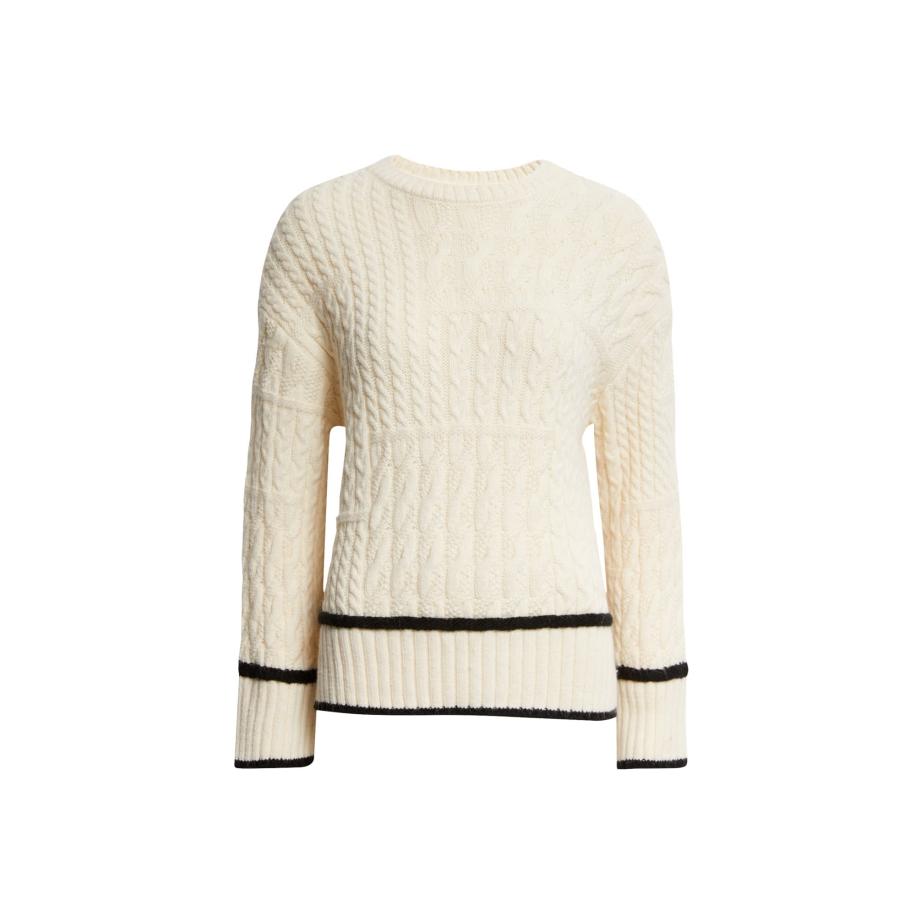 Marks & Spencer Trui beige / zwart Bruin